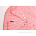 Camisa de ropa casual de verano rosa barata de alta calidad